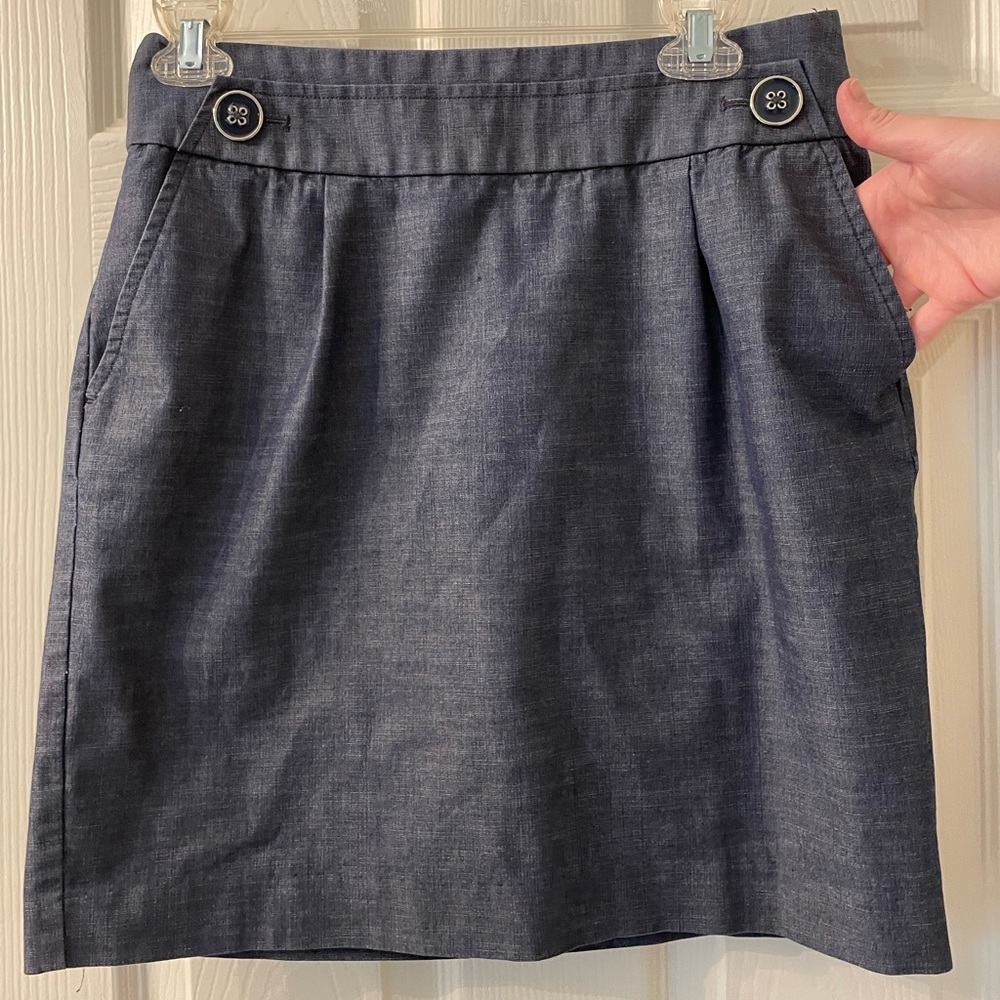 Blue Skirt w/ Pockets